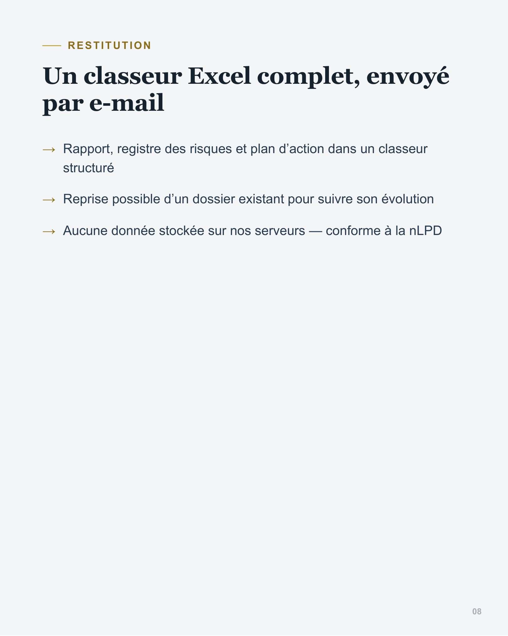 Outil de diagnostic SCI — écran 8